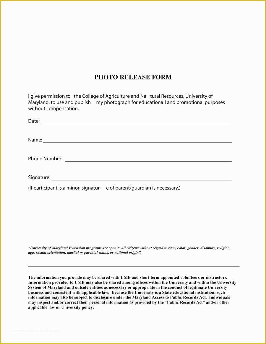Free Photo and Video Release form Template Of 53 Free Release form Templates [word Pdf]