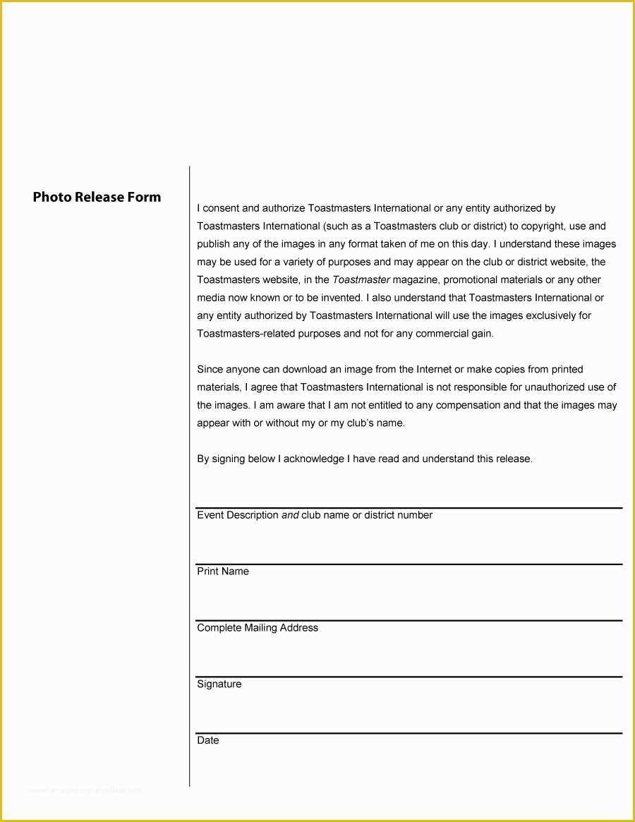 Free Photo and Video Release form Template Of 53 Free Release form Templates [word Pdf