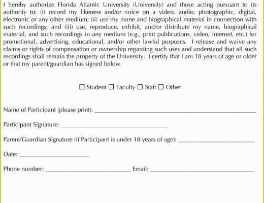 Free Photo and Video Release form Template Of 53 Free Release form Templates [word Pdf]