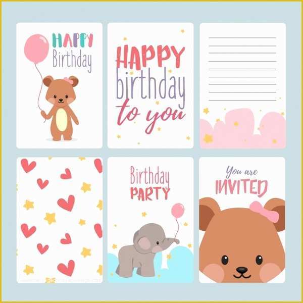 Free Photo Birthday Card Template Of 17 Birthday Card Templates Free Psd Eps Document