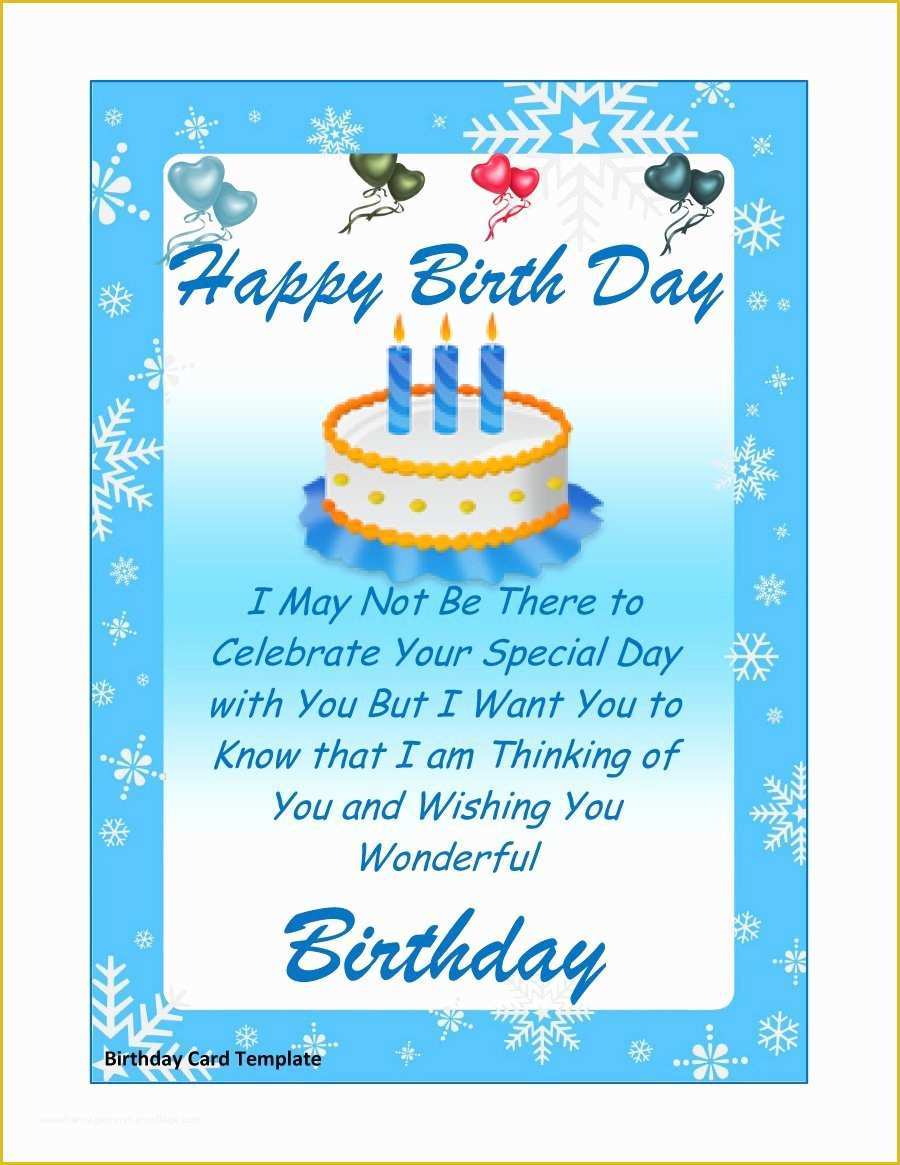 Free Photo Birthday Card Template Of 40 Free Birthday Card Templates Template Lab