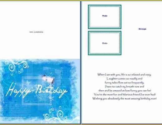 Free Photo Birthday Card Template Of Birthday Card Template