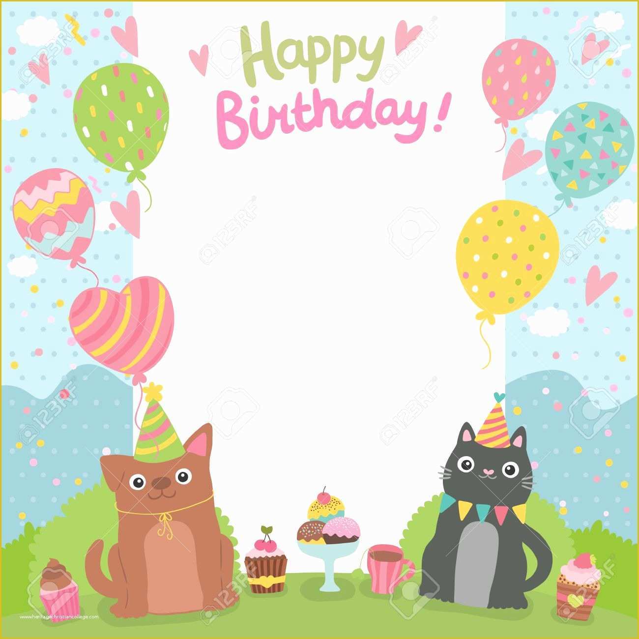 Free Photo Birthday Card Template Of Happy Birthday Card Template Regarding Happy Birthday Card