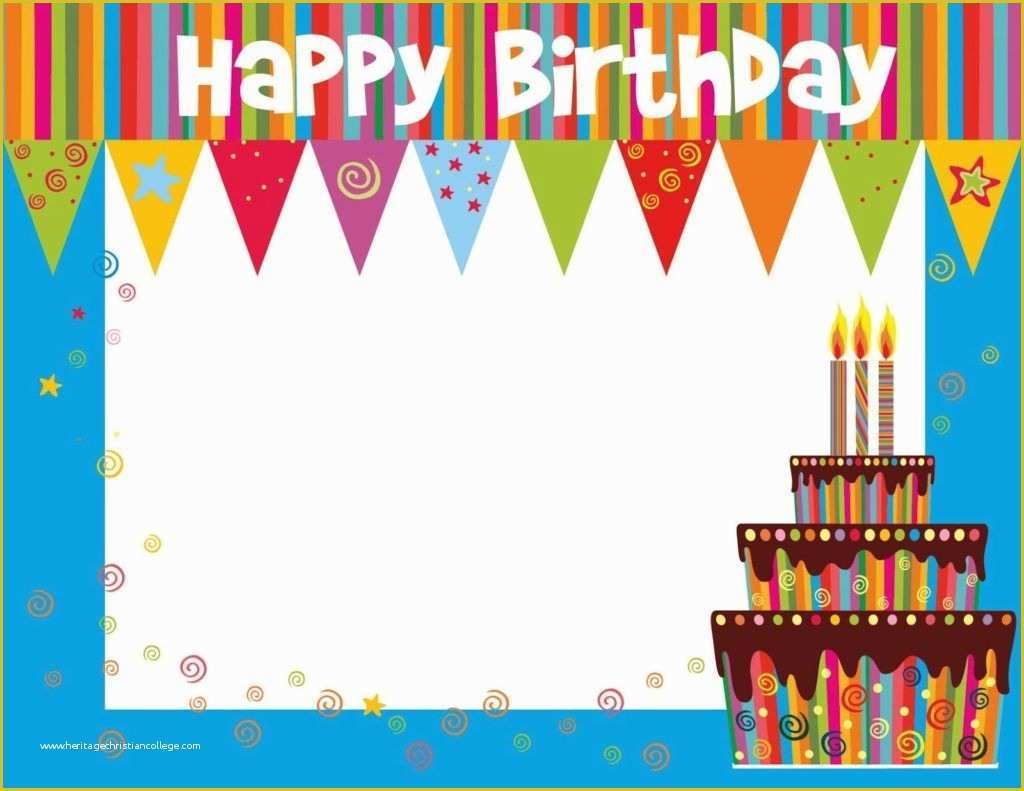 Free Photo Birthday Card Template Of Pin by Picshy Shop Resource On Template