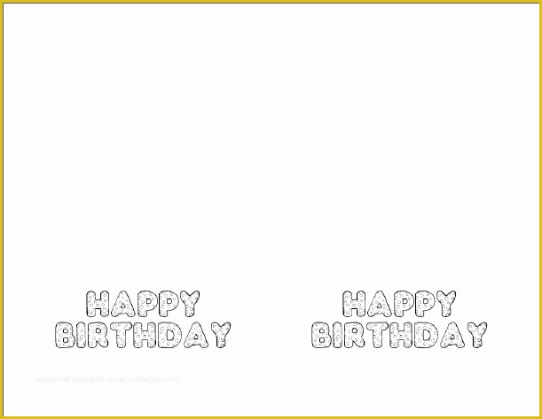 Free Photo Birthday Card Template Of Printable Birthday Card Template