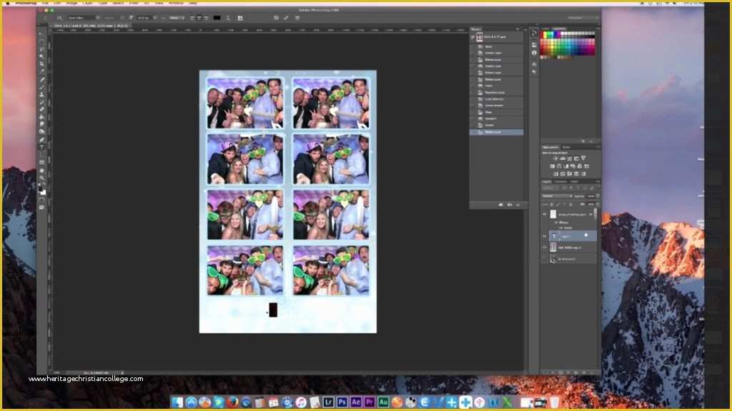 Free Photo Booth Template Photoshop Of Free 4x6 Collage Template 2018