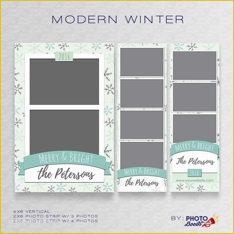 Free Photo Booth Template Photoshop Of Modern Winter – Shop Psd Files