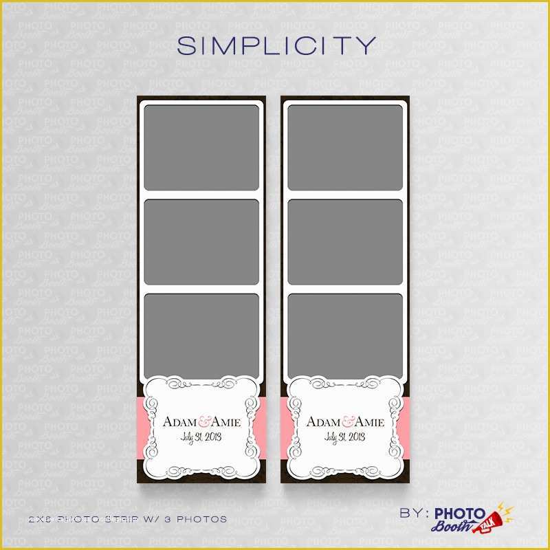 Free Photo Booth Template Photoshop Of Simplicity – Shop Psd Files