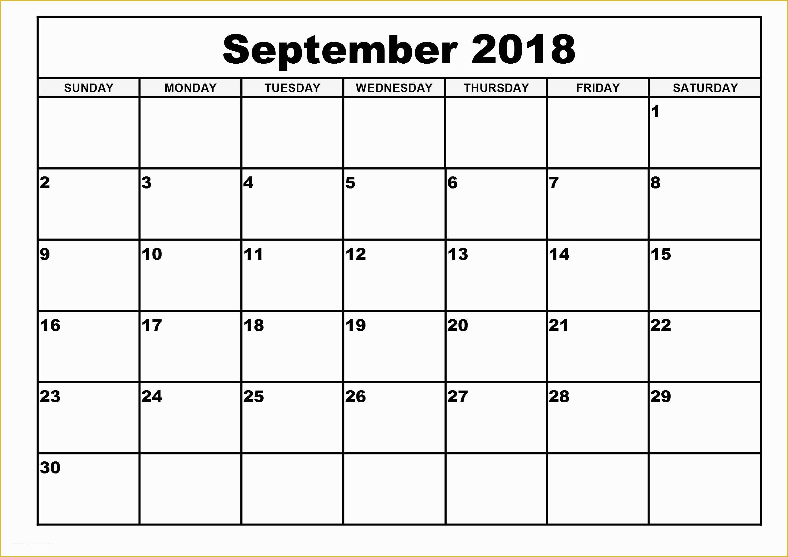 Free Photo Calendar Template 2018 Of Free Printable Calendar 2018 Template