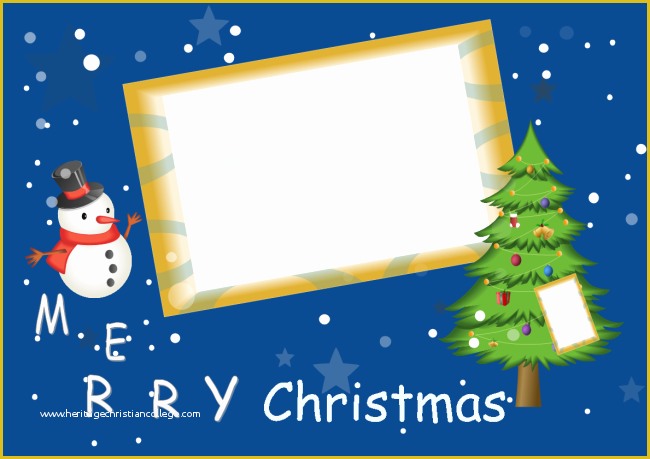 Free Photo Christmas Card Templates Of Single Christmas Card