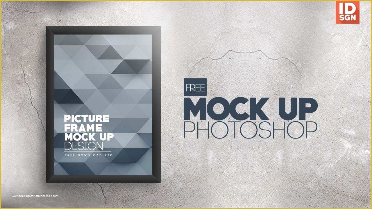 Free Photo Frame Templates Online Of Free Download Picture Frame Mock Up Psd Template