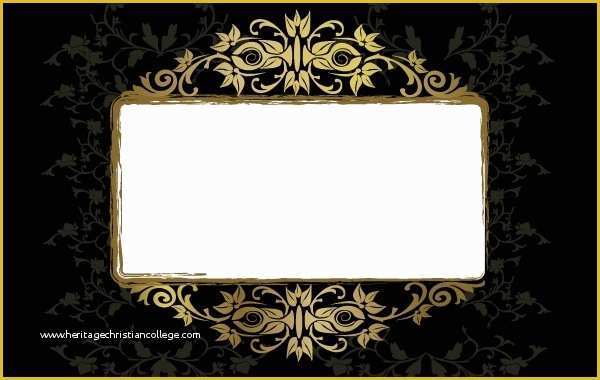 Free Photo Frame Templates Online Of Grungy Vintage Floral Frame Template Vector