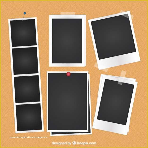 Free Photo Frame Templates Online Of Polaroid Template Vectors S and Psd Files