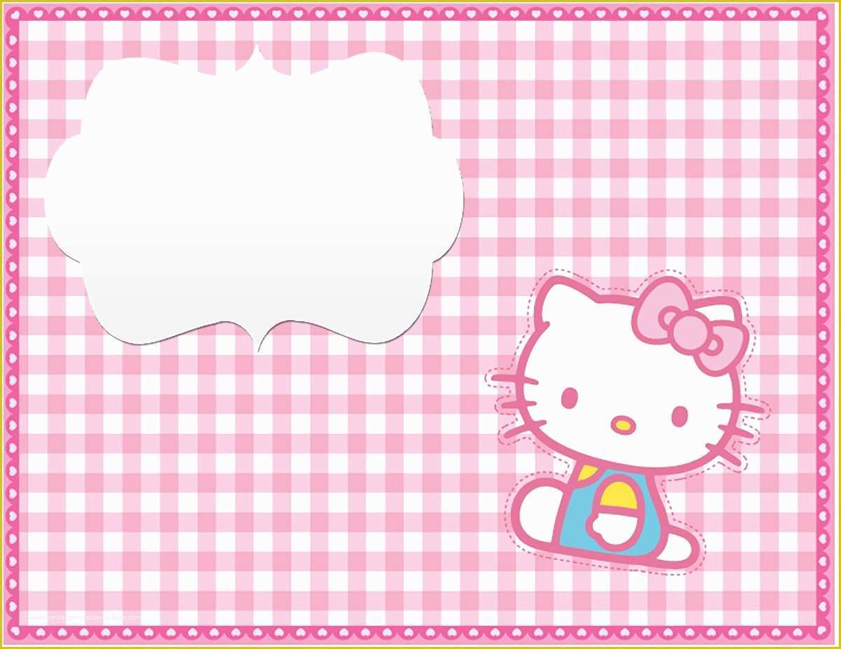 Free Photo Invitation Templates Of Hello Kitty Free Printable Invitation Templates