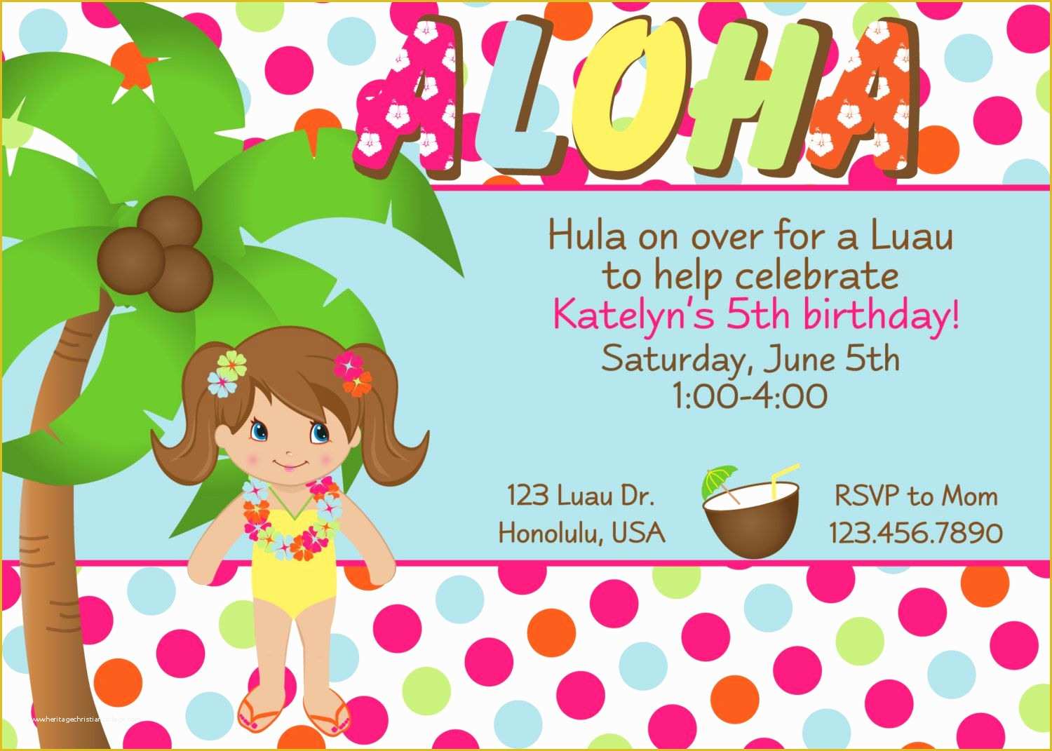 Free Photo Invitation Templates Of Others Custom Luau Invitations for Your Tropical Getaway