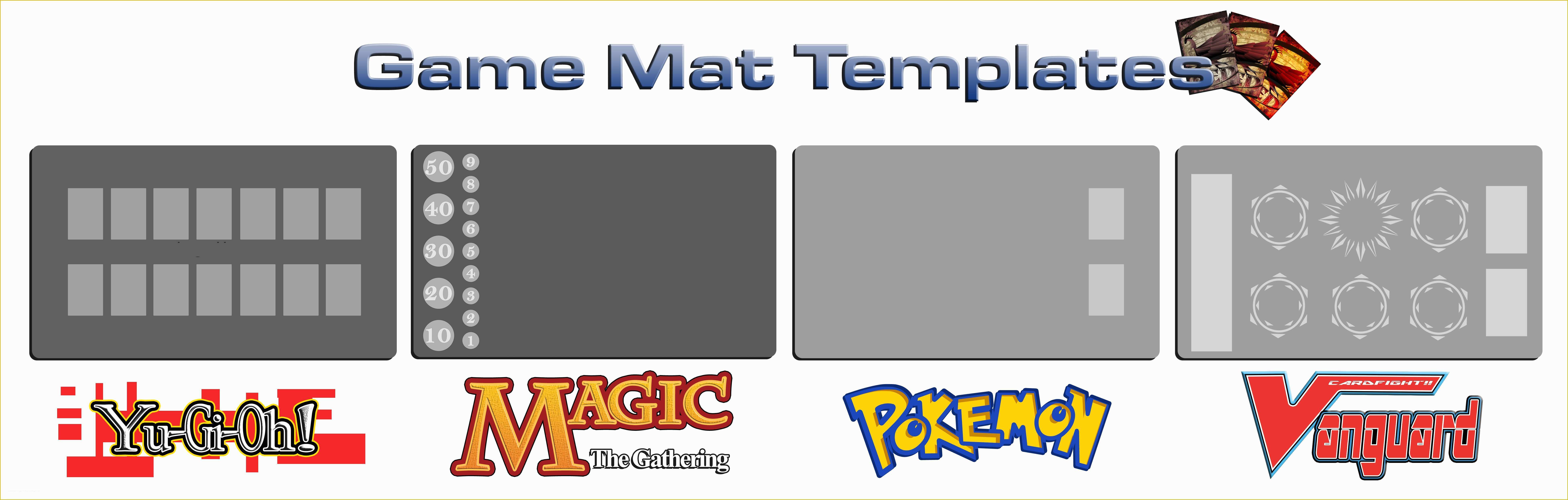 Free Photo Mat Templates Of Mat Games Custom Card Playmats