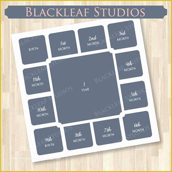 Free Photo Mat Templates Of Storyboard Template Babys First Year Squares Birth