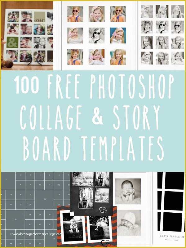 Free Photo Templates for Photoshop Of 28 Best Images About Free Collage Templates On Pinterest