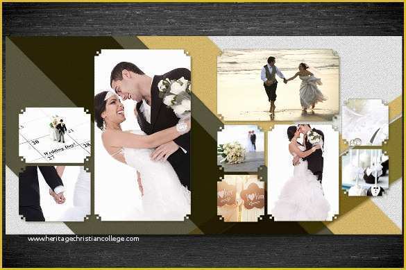 Free Photo Templates for Photoshop Of 45 Wedding Album Design Templates Psd Ai Indesign