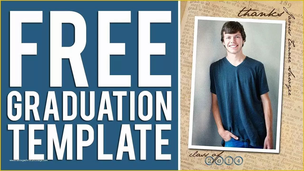 Free Photo Templates for Photoshop Of Free Graduation Templates Tutorial Shop & Elements