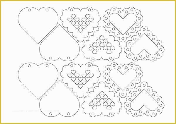 Free Photo Templates for Printing Of 25 Heart Template Printable Heart Templates