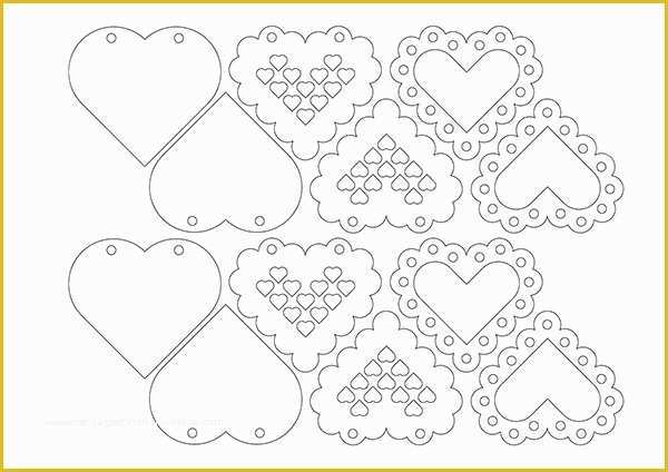 Free Photo Templates for Printing Of 25 Heart Template Printable Heart Templates