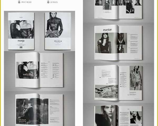 Free Photo Templates for Printing Of 30 Creative Magazine Print Layout Templates for Free