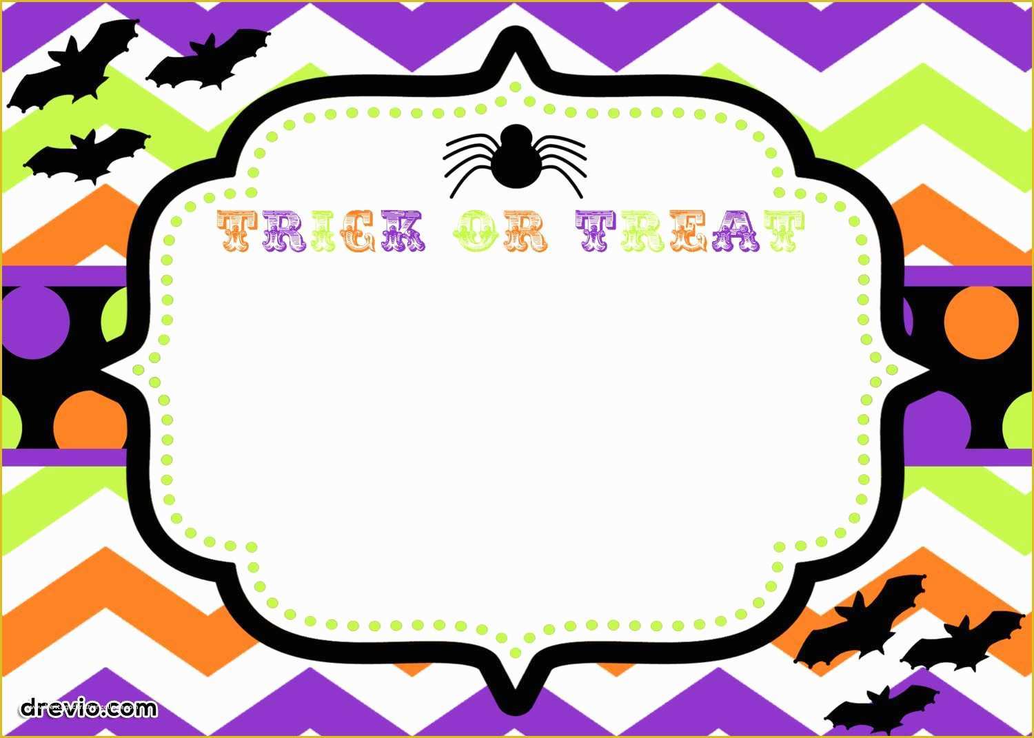 Free Photo Templates for Printing Of Free Printable Halloween Invitations Templates