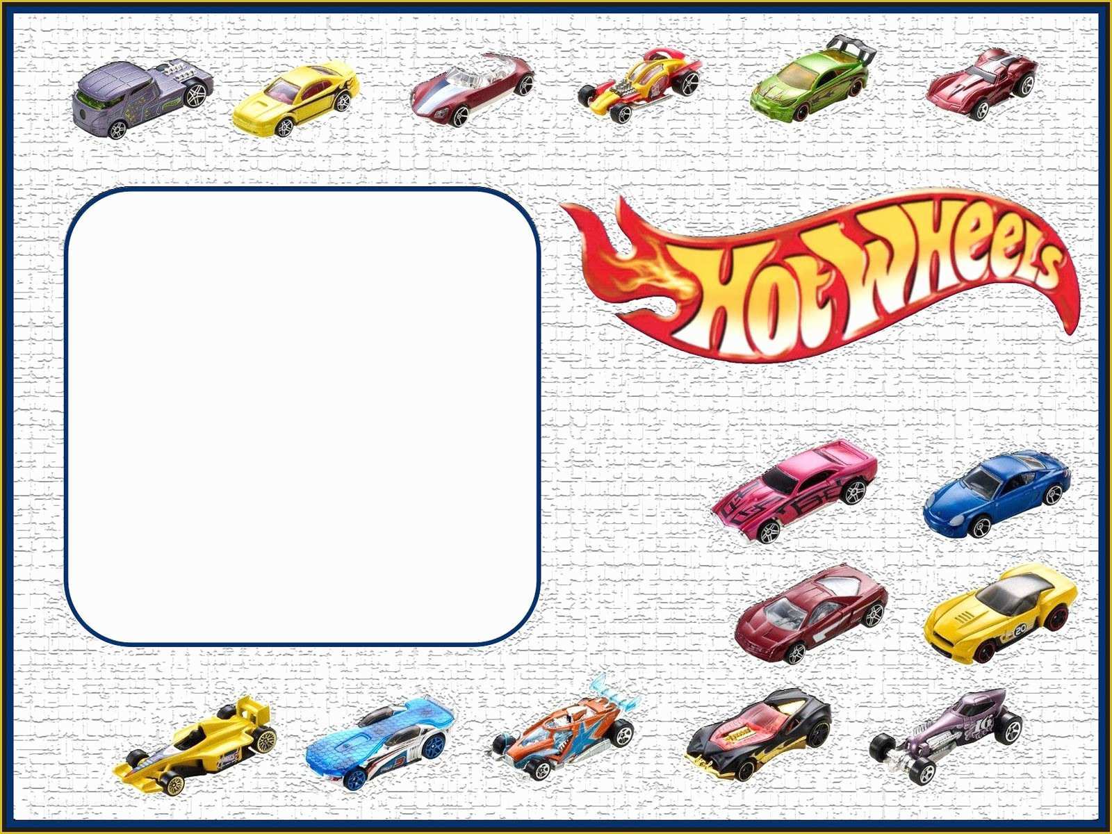 Free Photo Templates for Printing Of Free Printable Hot Wheels Invitation Templates for