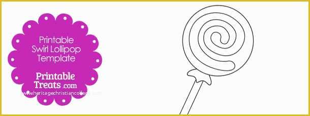 Free Photo Templates for Printing Of Printable Swirl Lollipop Template
