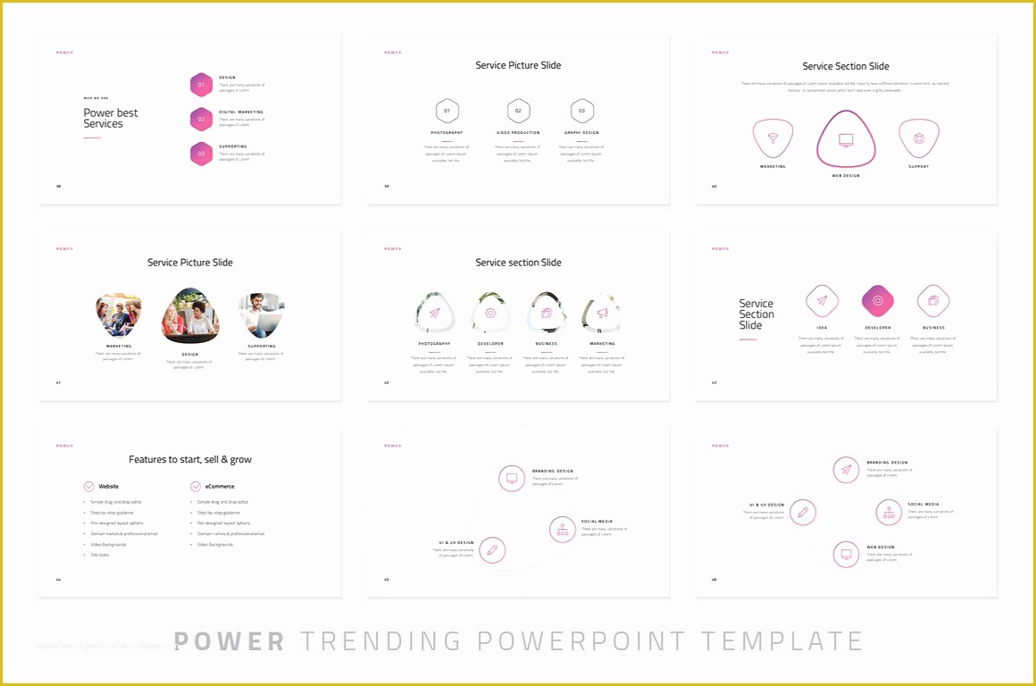 Free Photo Templates Of Power Modern Powerpoint Template Just Free Slides