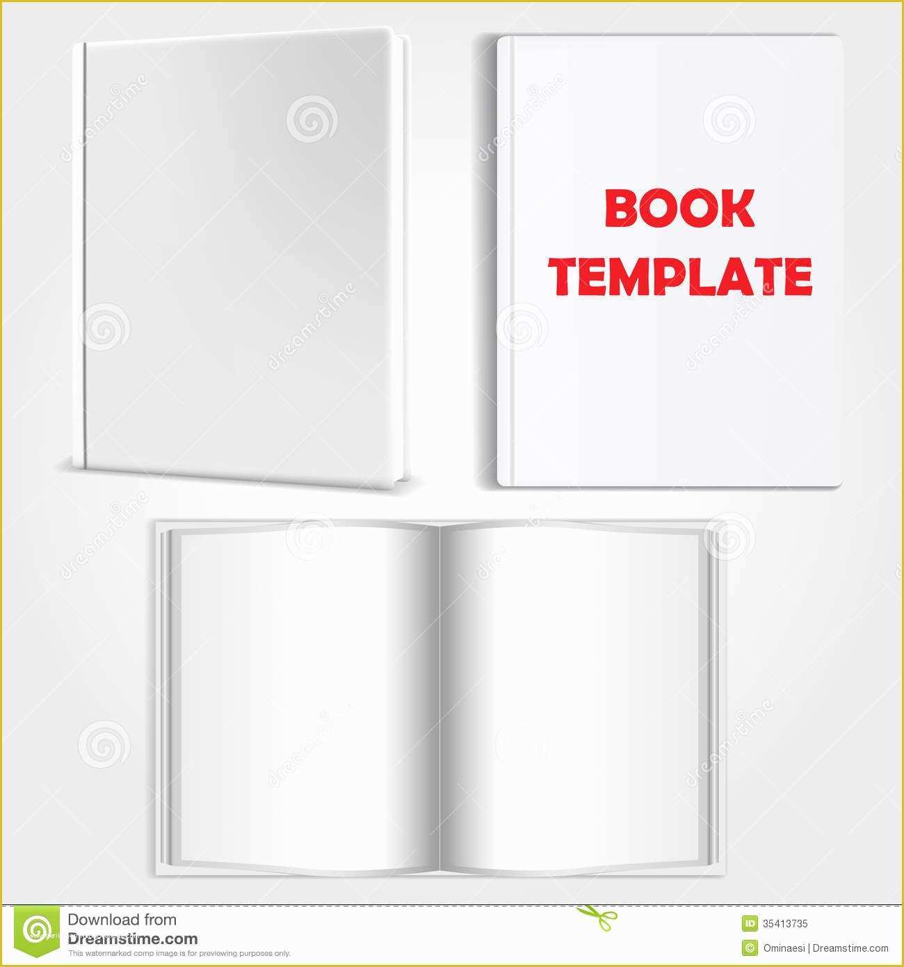 Free Photobook Template Of Book Template Vector Royalty Free Stock Image