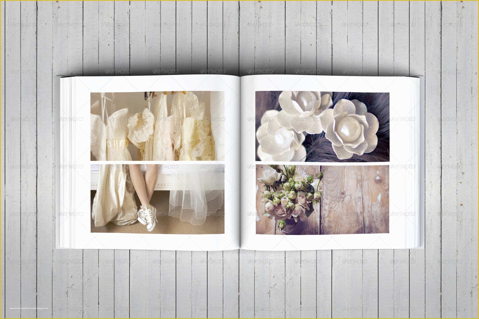 Free Photobook Template Of Elegant Square Wedding Album Template by Dogmadesign