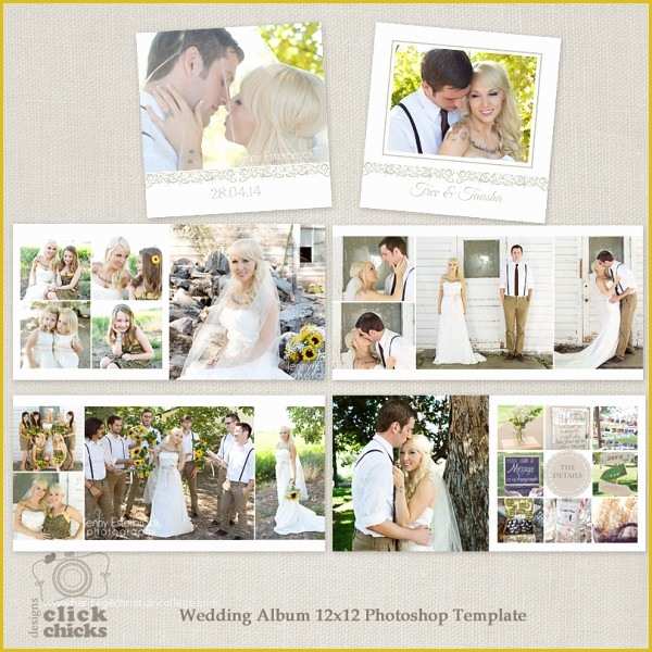 Free Photobook Template Of Wedding Album Book Template