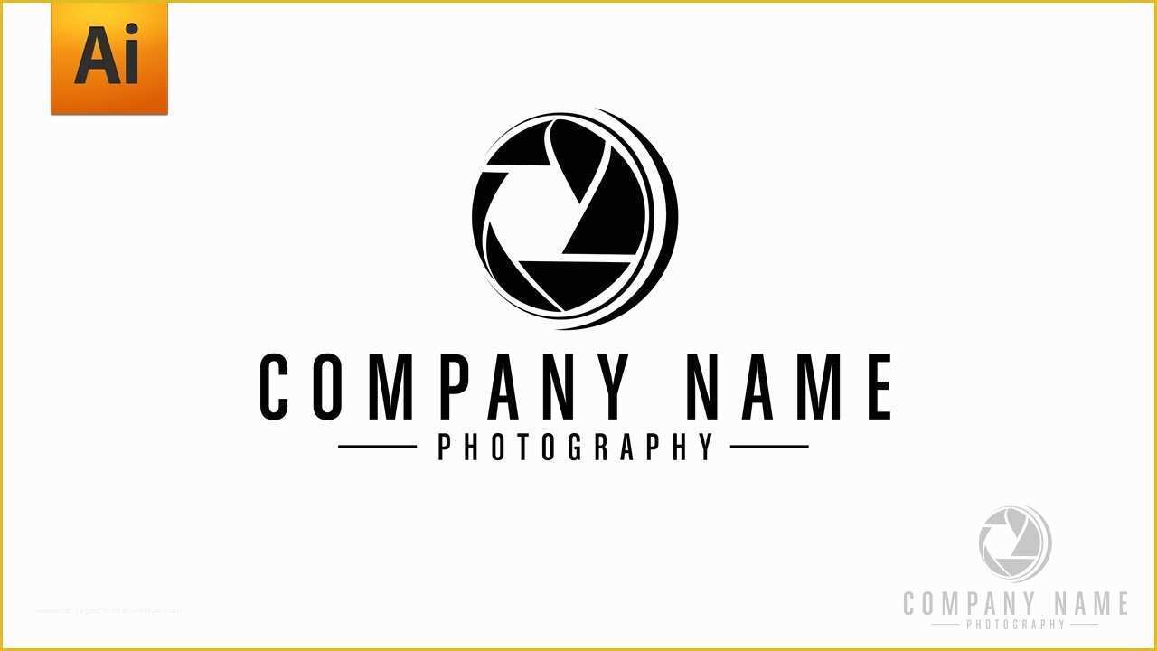 Free Photography Logo Templates for Photoshop Of Adobe Illustrator Tutorial Graphy Logo