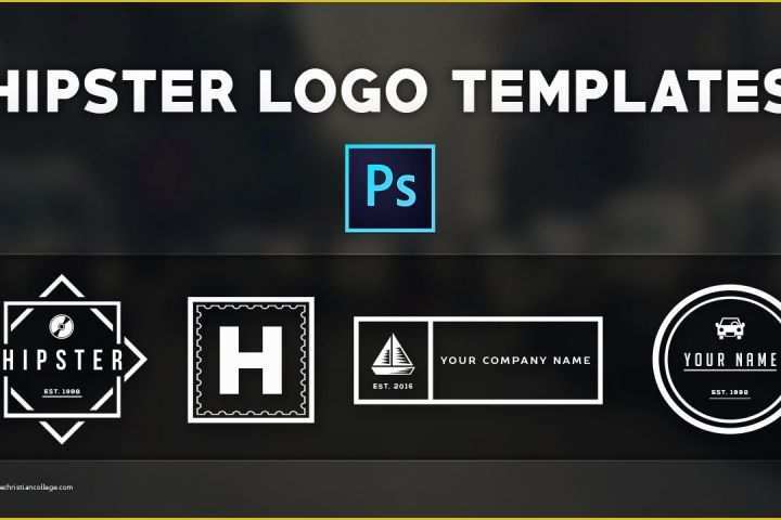 Free Photography Logo Templates for Photoshop Of Free Hipster Logo Templates Pack Psd