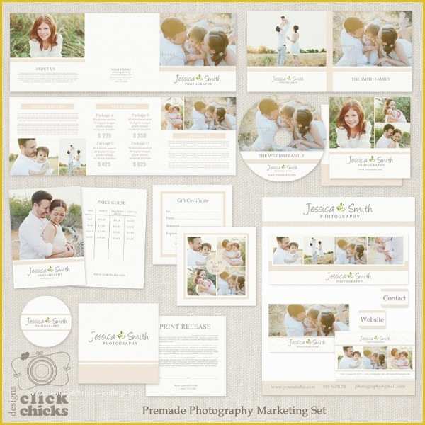 Free Photography Marketing Templates Of Bundle Premade Graphy Marketing Templates Set and