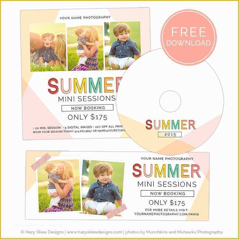 Free Photography Marketing Templates Of Free Summer Mini Session Template for Shop