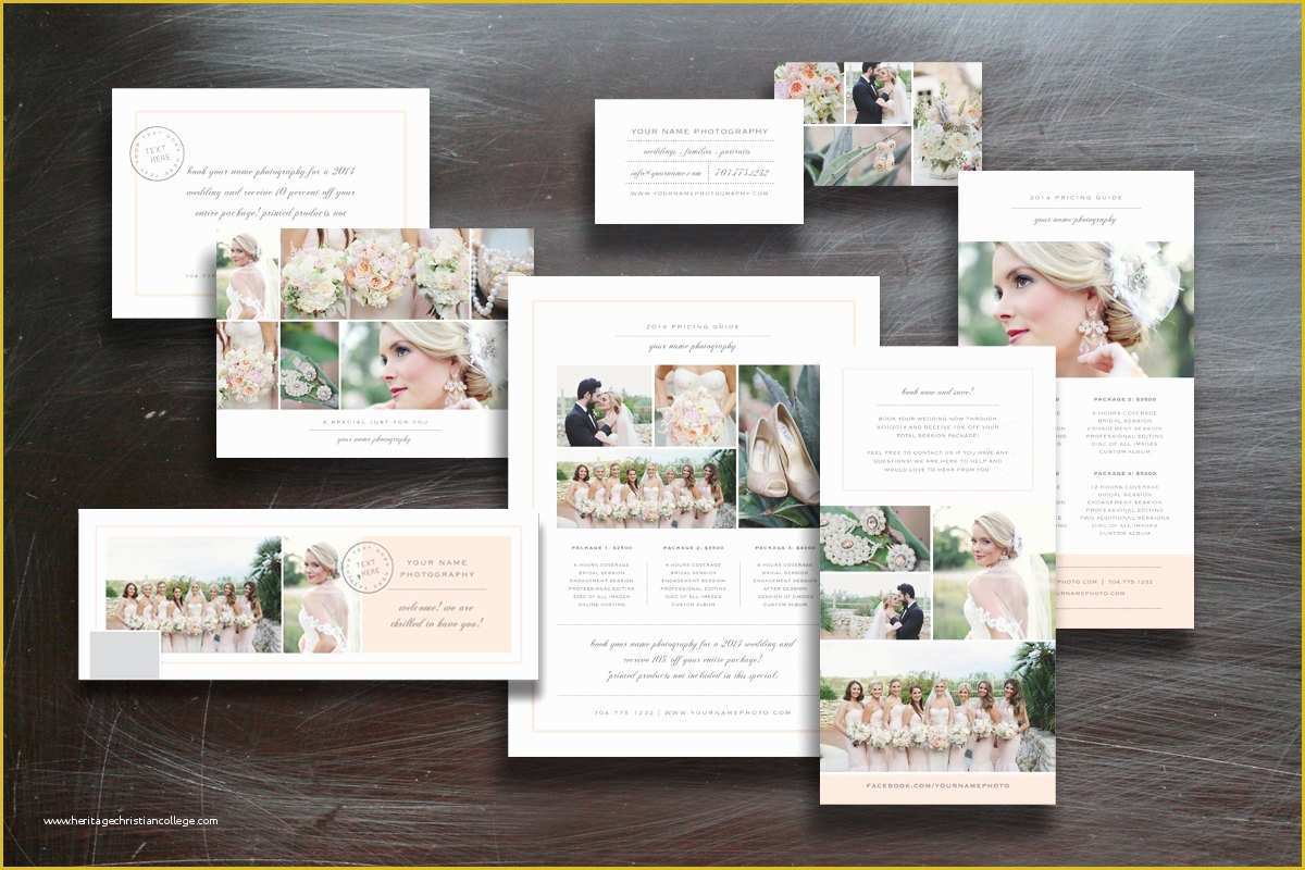 Free Photography Marketing Templates Of Grapher Marketing Set Presentation Templates