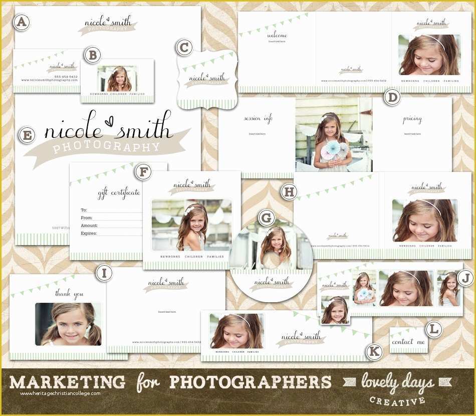Free Photography Marketing Templates Of Graphy Marketing Templates Branding Set for Photographers