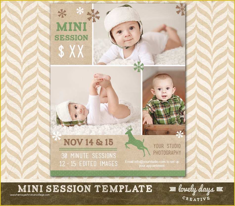 Free Photography Marketing Templates Of Mini Session Template Marketing Board for Graphers