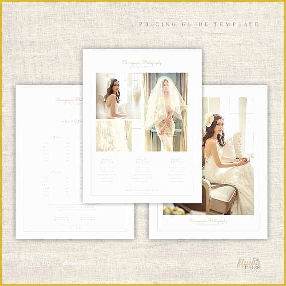 Free Photography Marketing Templates Of Minimal Wedding Graphy Pricing Template Marketing