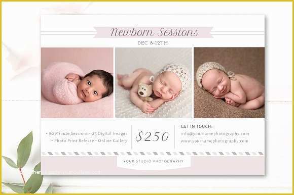 Free Photography Marketing Templates Of Newborn Grapher Marketing Board Flyer Templates