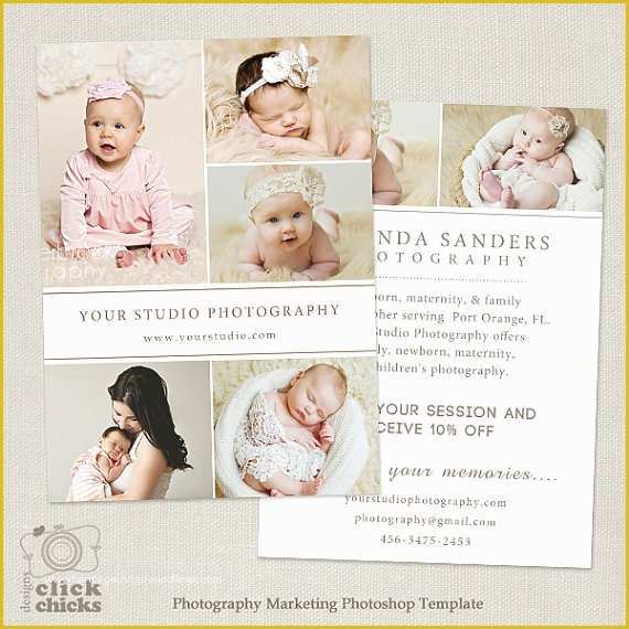 Free Photography Marketing Templates Of Promo Card Graphy Marketing Template Flyer Postcard