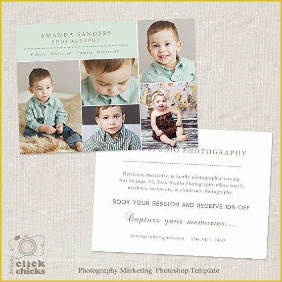 Free Photography Marketing Templates Of Promo Card Graphy Marketing Template Flyer Postcard