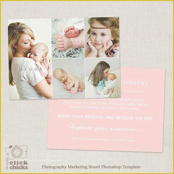 Free Photography Marketing Templates Of Promo Card Graphy Marketing Template Flyer Postcard