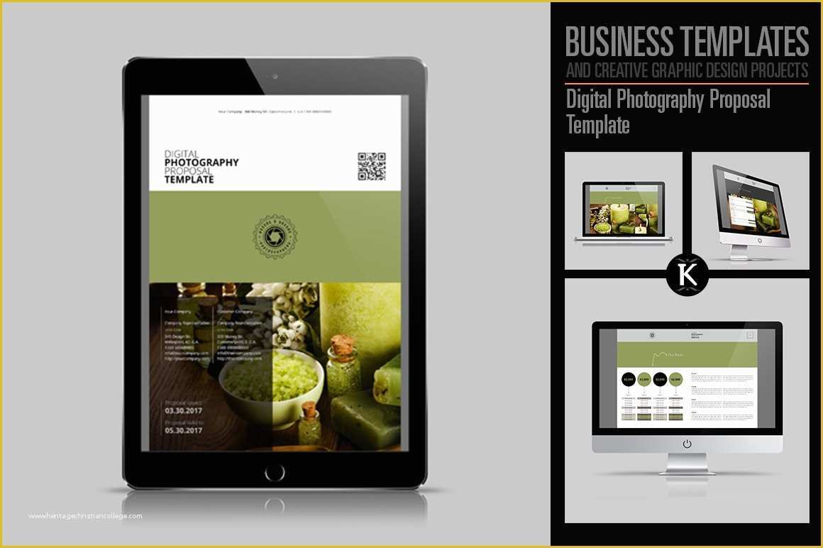 Free Photography Proposal Template Of Digital Graphy Proposal Templates Creative Market