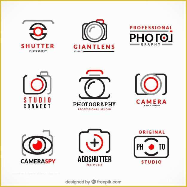 Free Photography Watermark Template Of Coleção De Logotipos De Fotografia