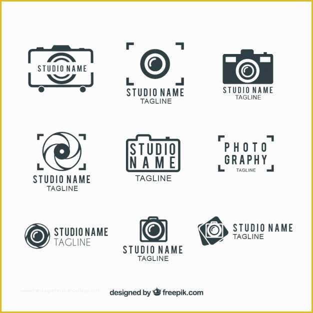 Free Photography Watermark Template Of Graphy Studio Logo Template Vector