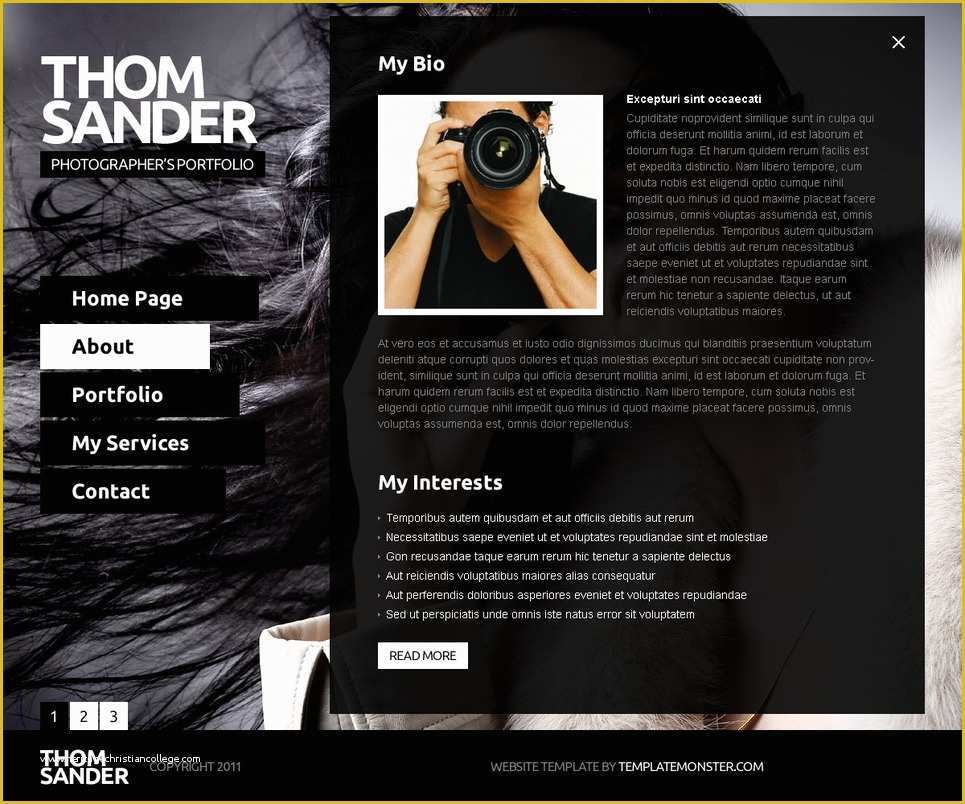 Free Photography Website Templates for Photographers Of Free Full Js Website Template Graphy